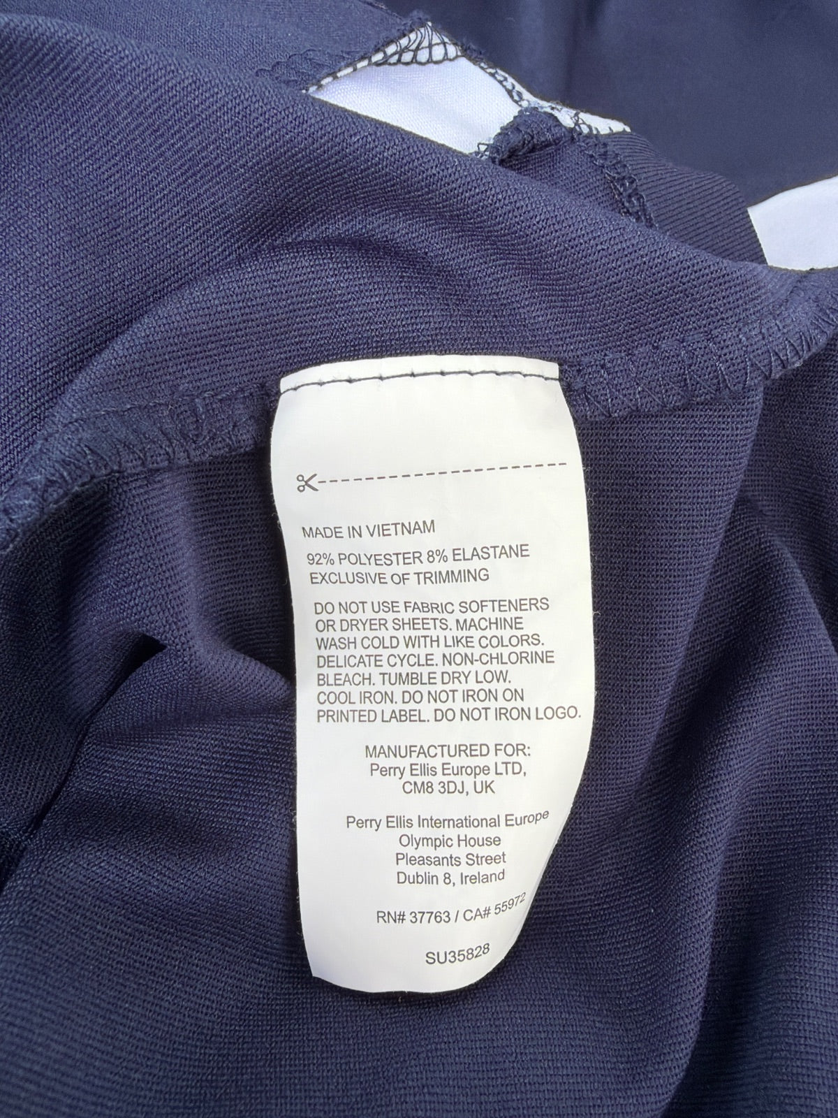 Care and fabric label