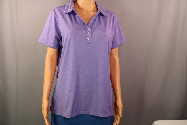 Pebble Beach Polo, Lavender Heather, Size XL
