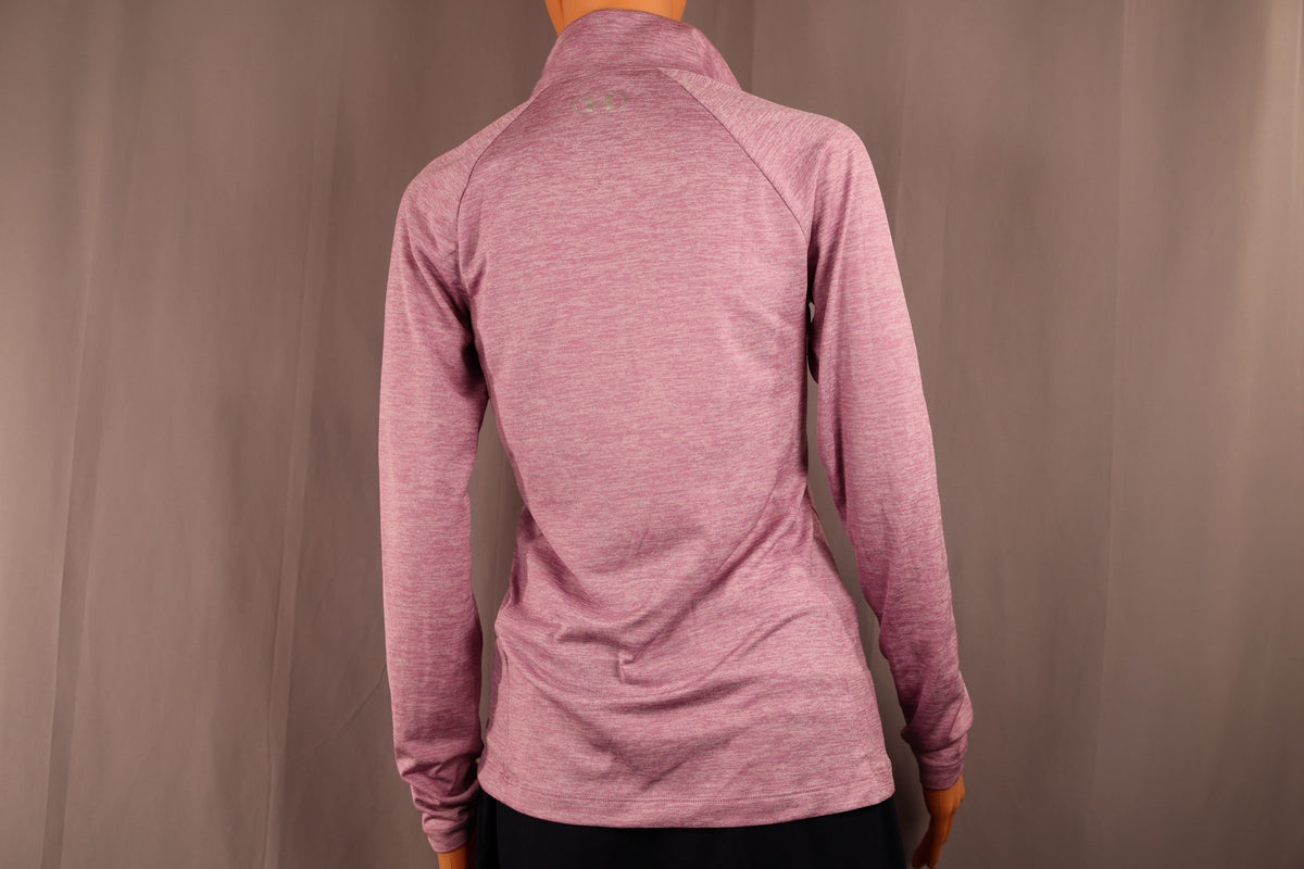 Under Armour Long-Sleeve Half-Zip, Lilac Heather, back