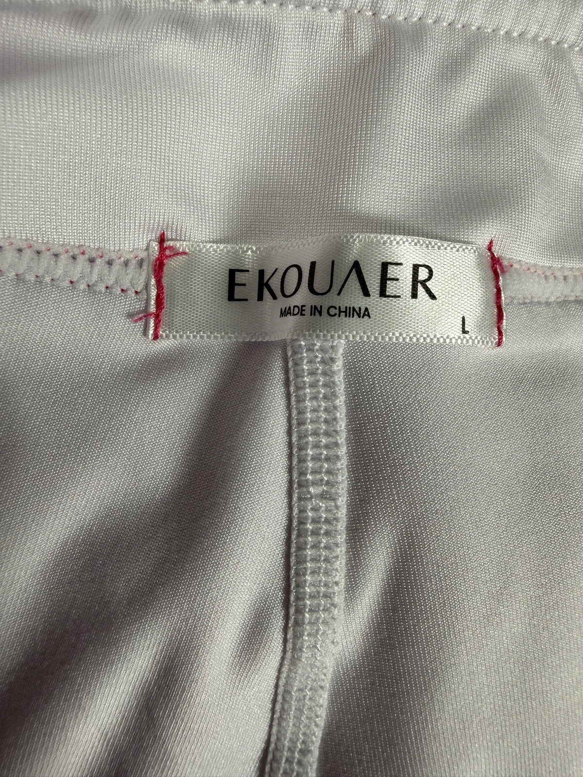 EKOUAER Skort brand and size label