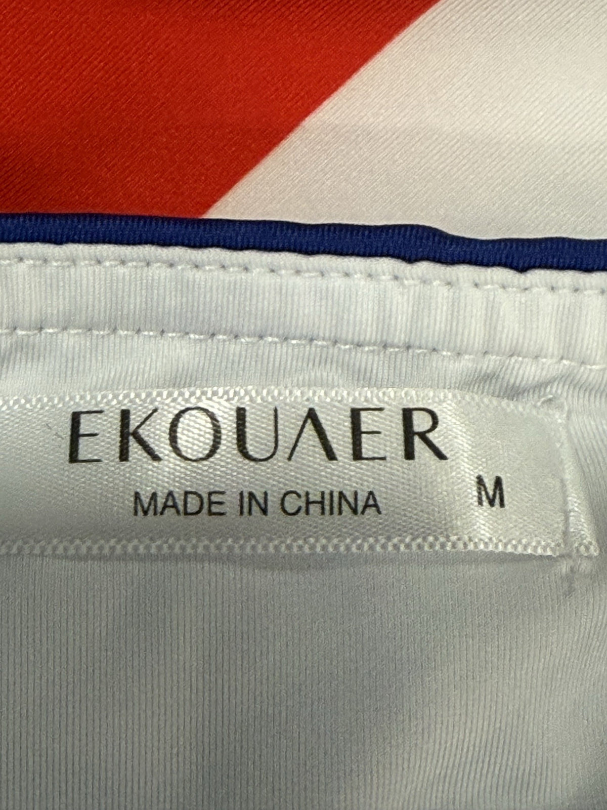 Ekouaer Skort - brand and size label