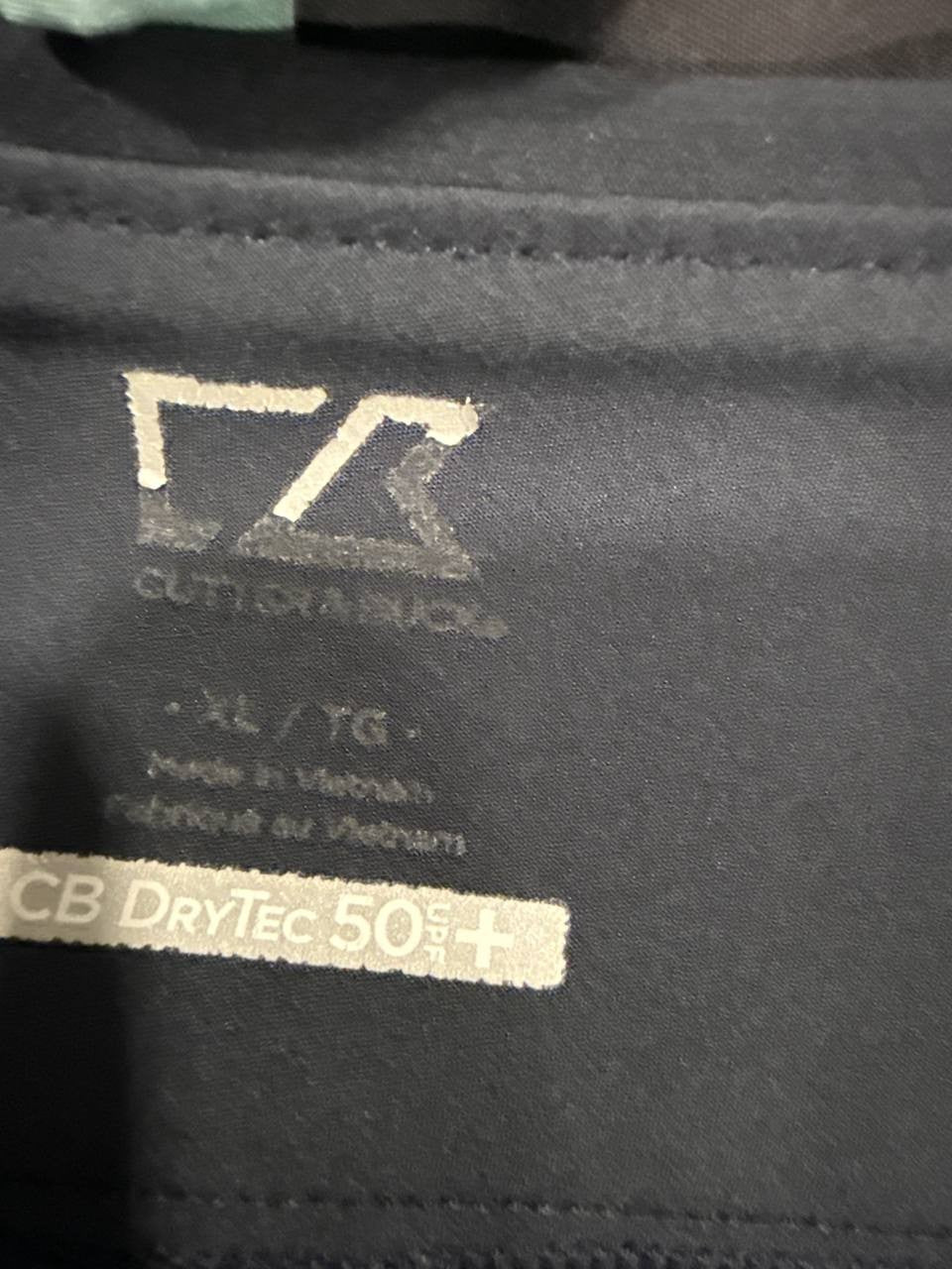 Cutter & Buck Shorts brand and size label