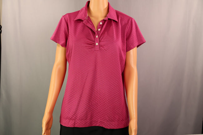 Nike Golf Polo, Magenta, Size L