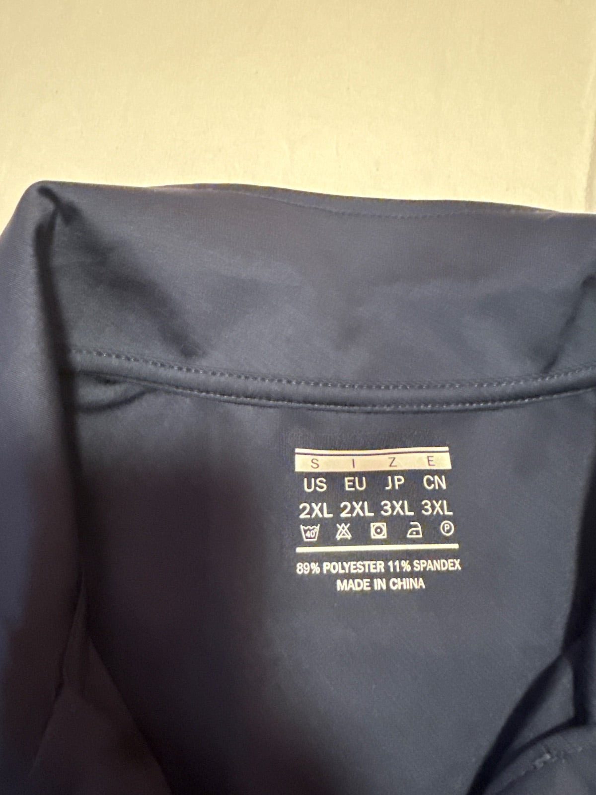 Brand and size label