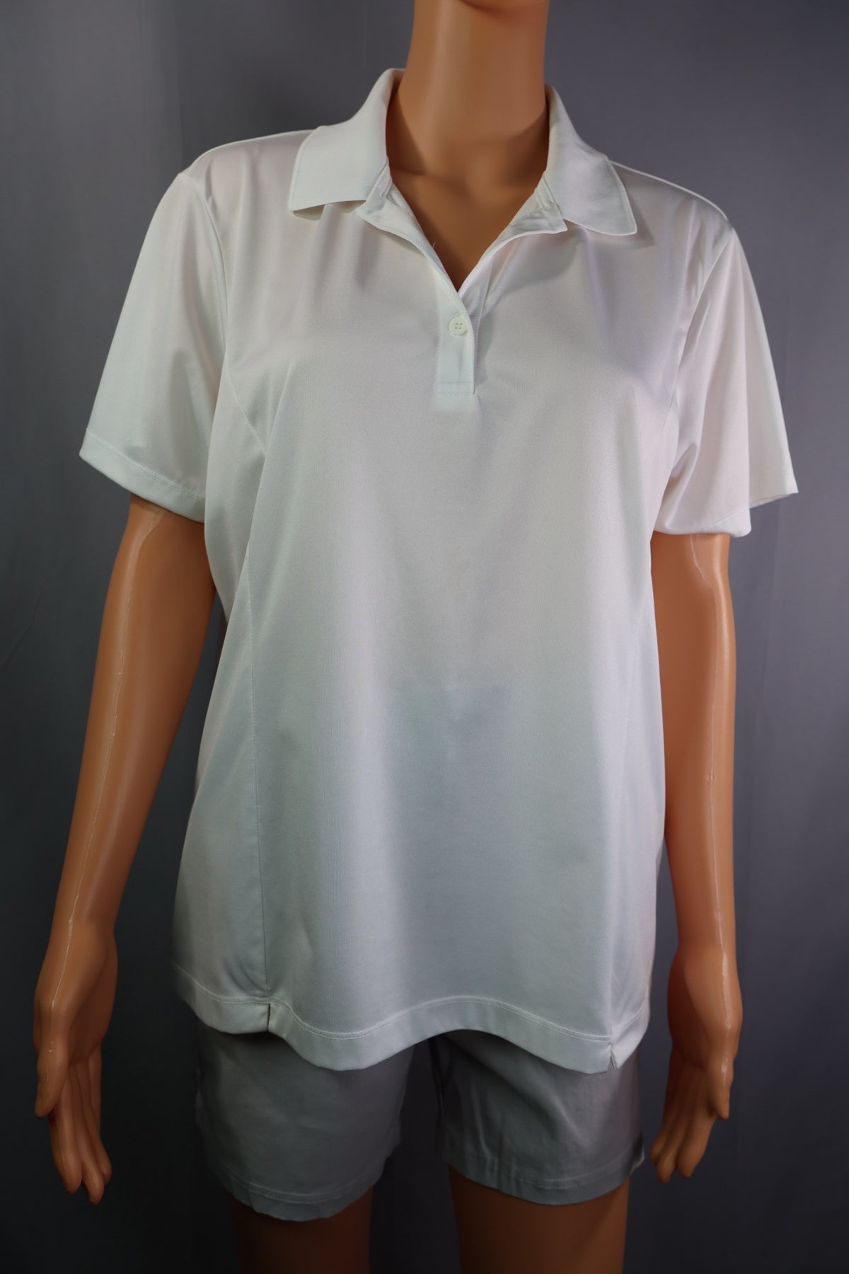 EP Pro Polo, White, Size XL - front