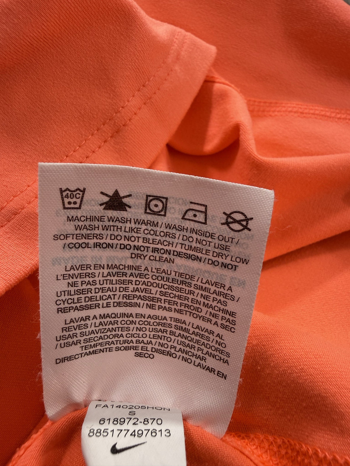 Nike Long-Sleeve Half-Zip care and fabric label