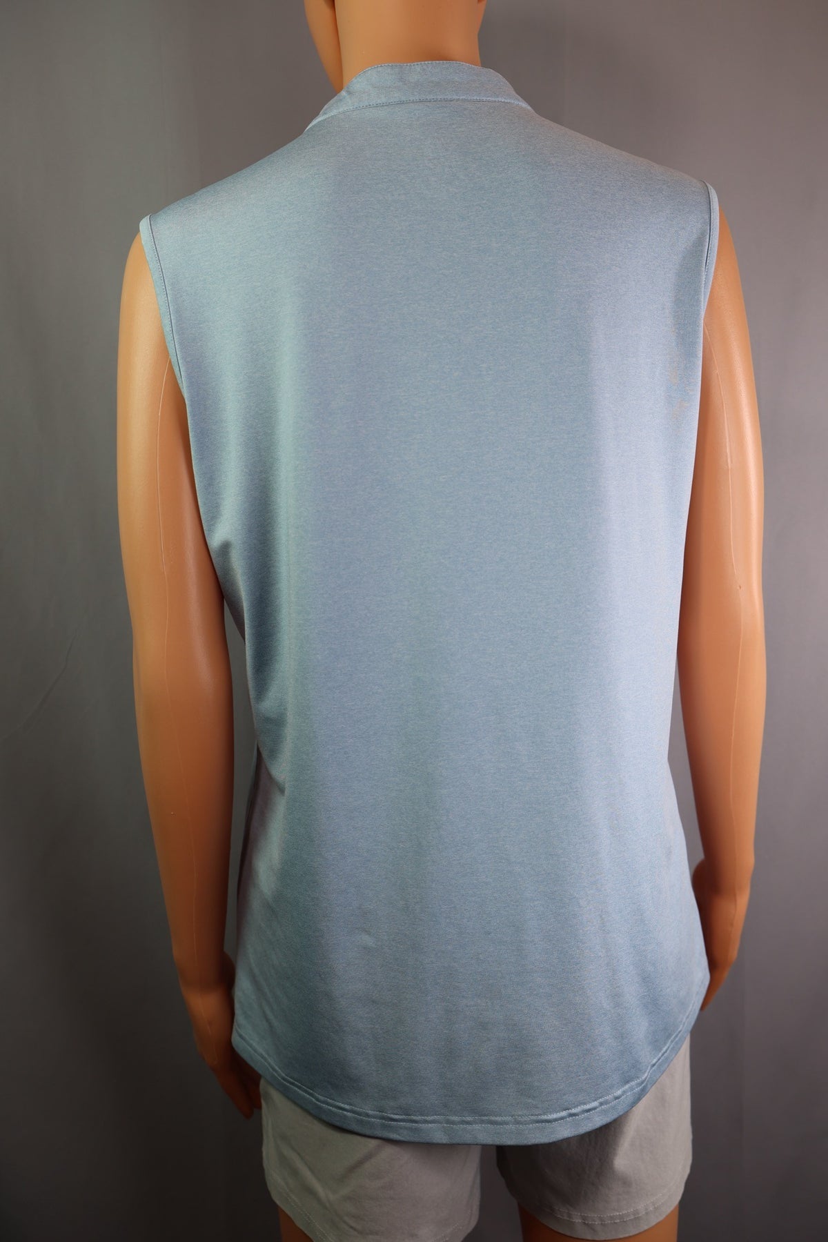 Mofiz Top, Gray Heather, Size M - back