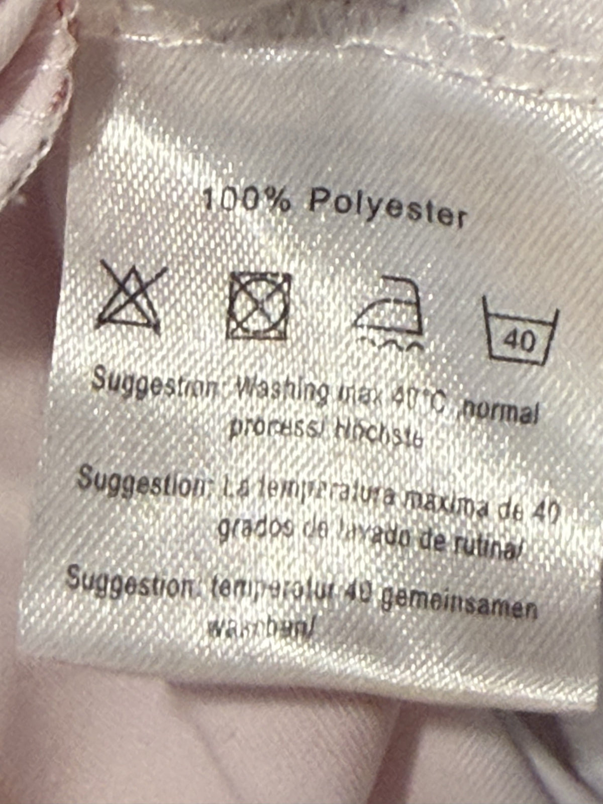 Ekouaer Skort - care label