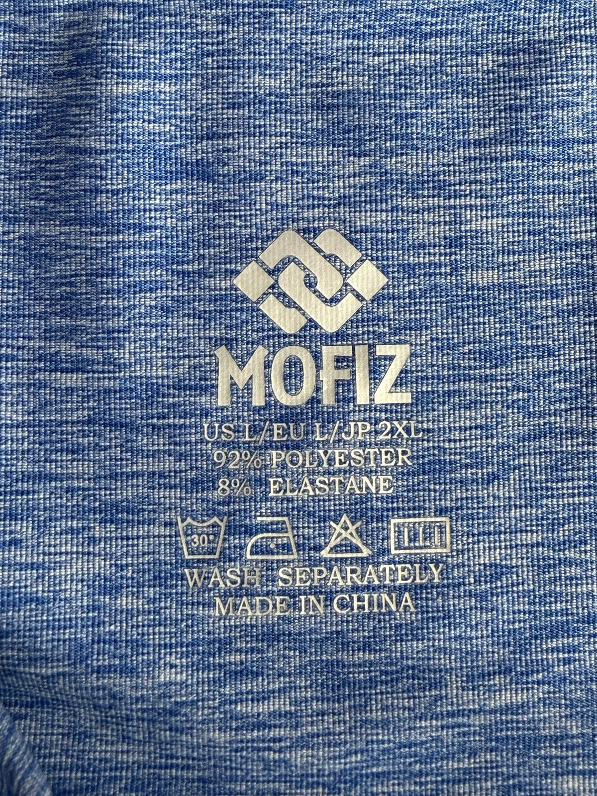 brand and size label