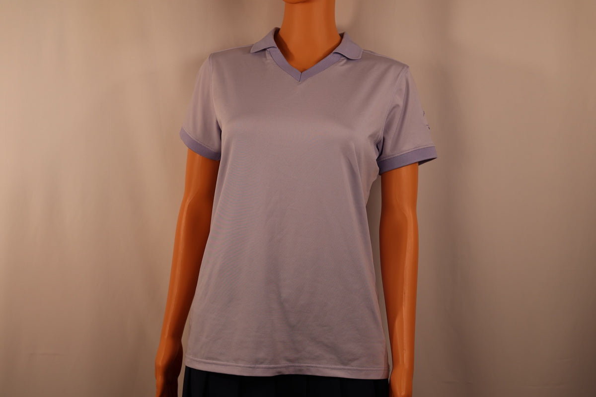 FootJoy short-sleeve polo, lavender, front