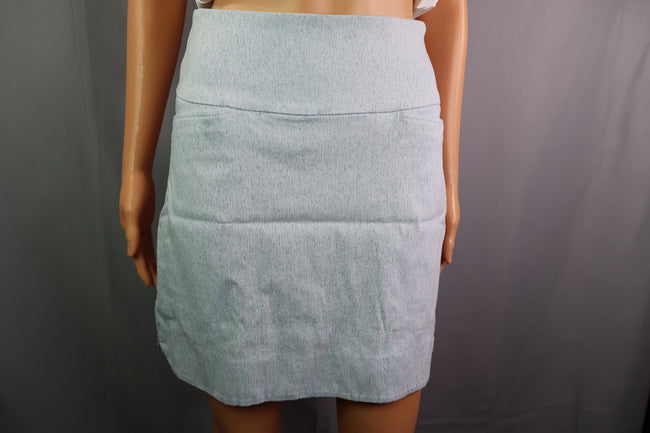 S.C. & Co. Skort, Pale Blue/White, Size S