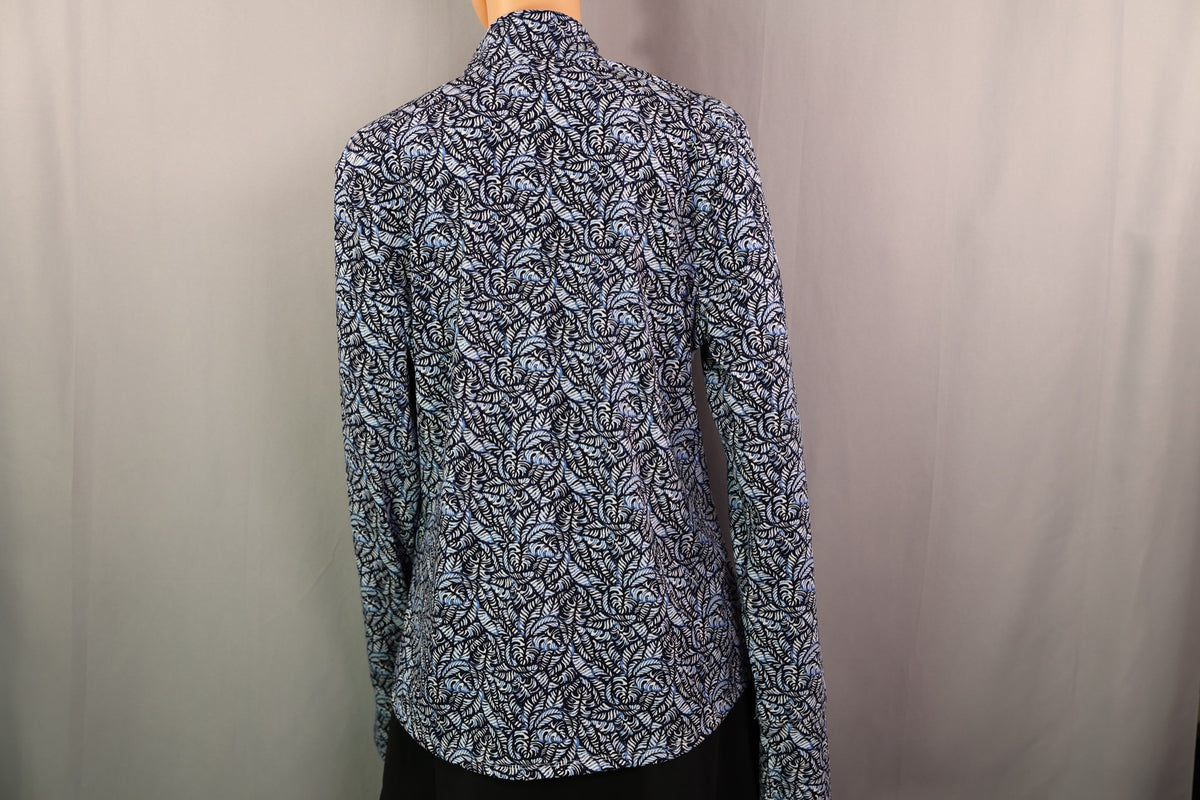 Tommy Bahama Full-Zip Jacket, Navy/white print, back