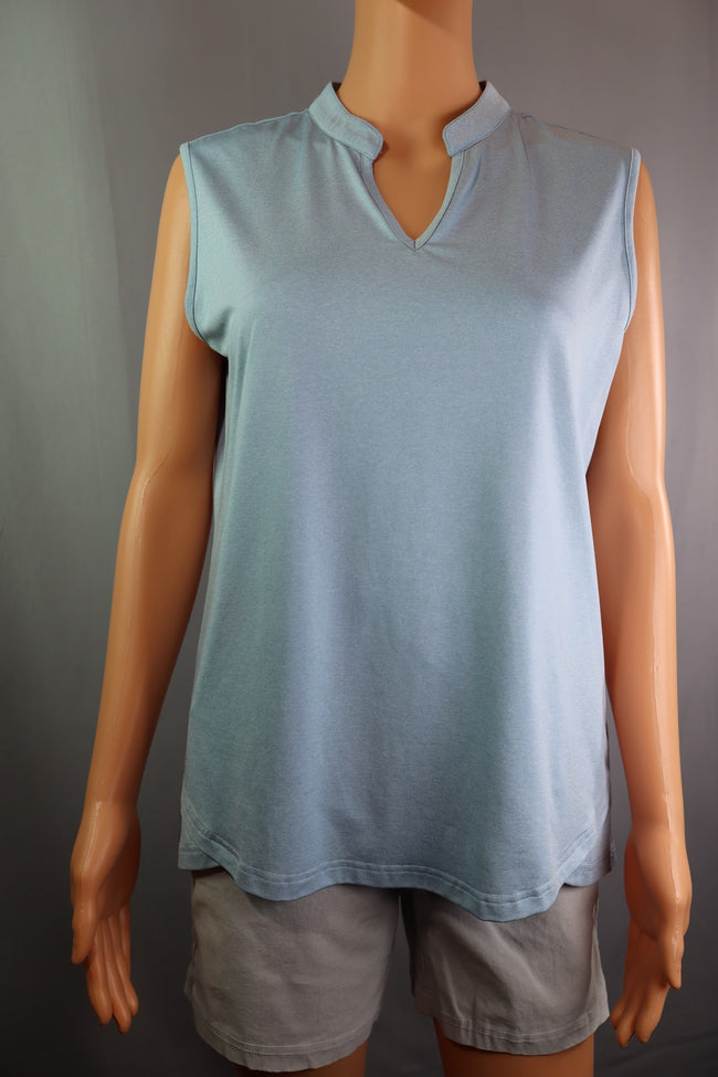 Bgowatu Sleeveless Top, Blue Heather, Size M