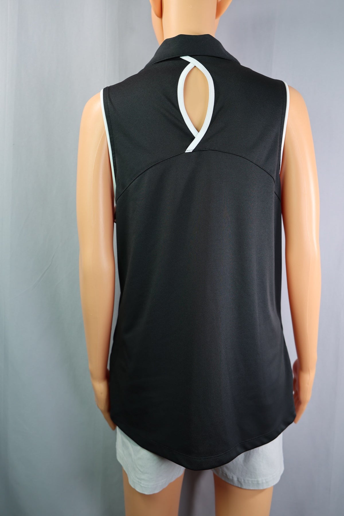 Callaway Top, Black/White, Size XL - back