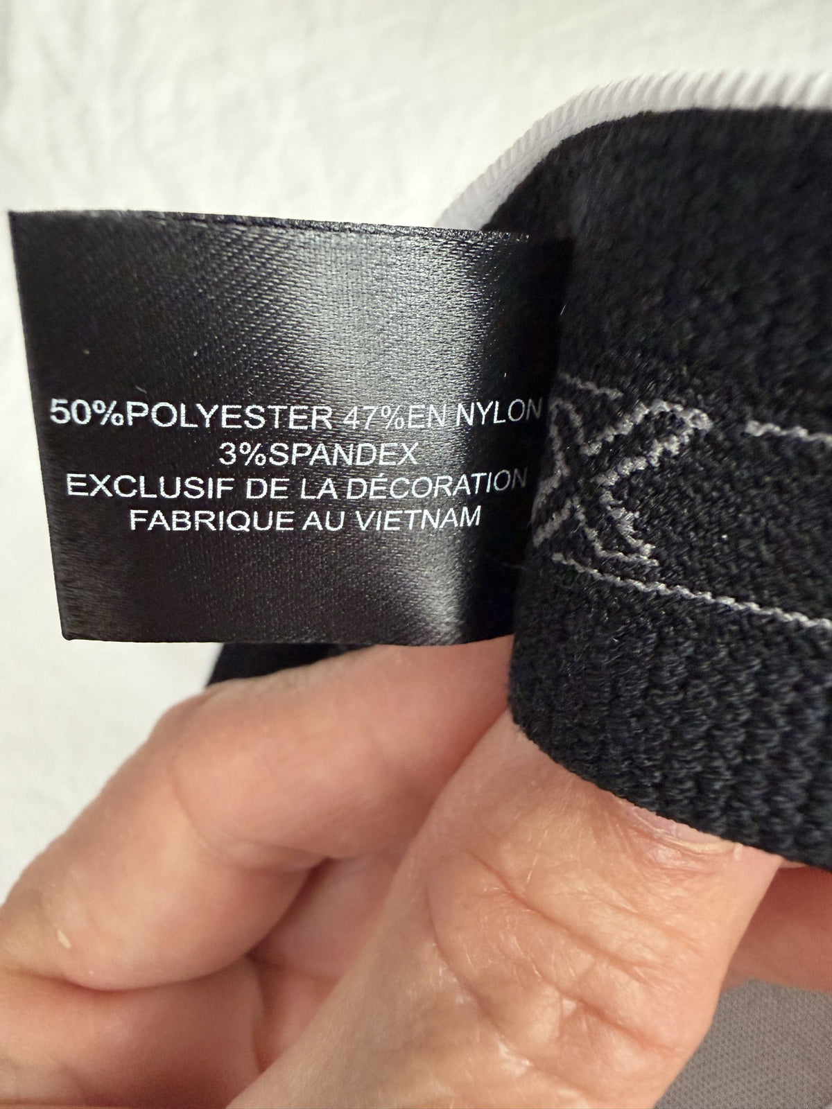 Callaway Cap White - fabric label