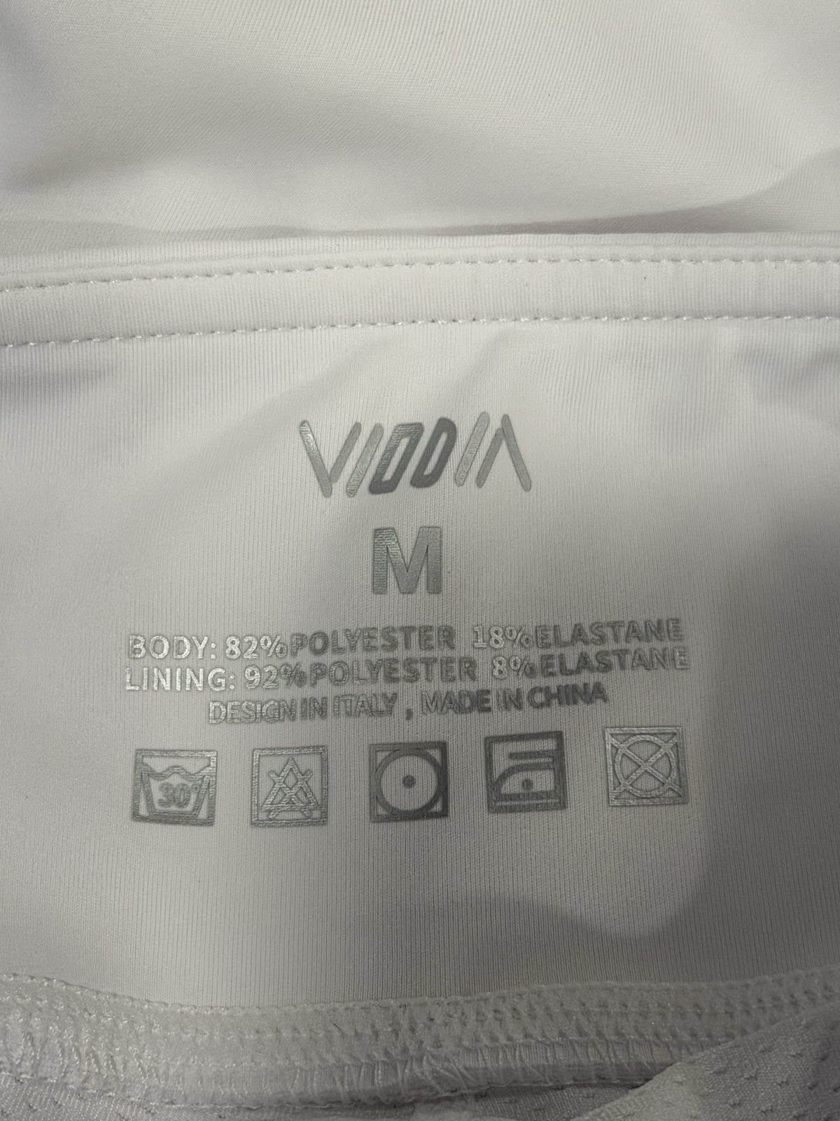 Vidda Skort - brand and size label