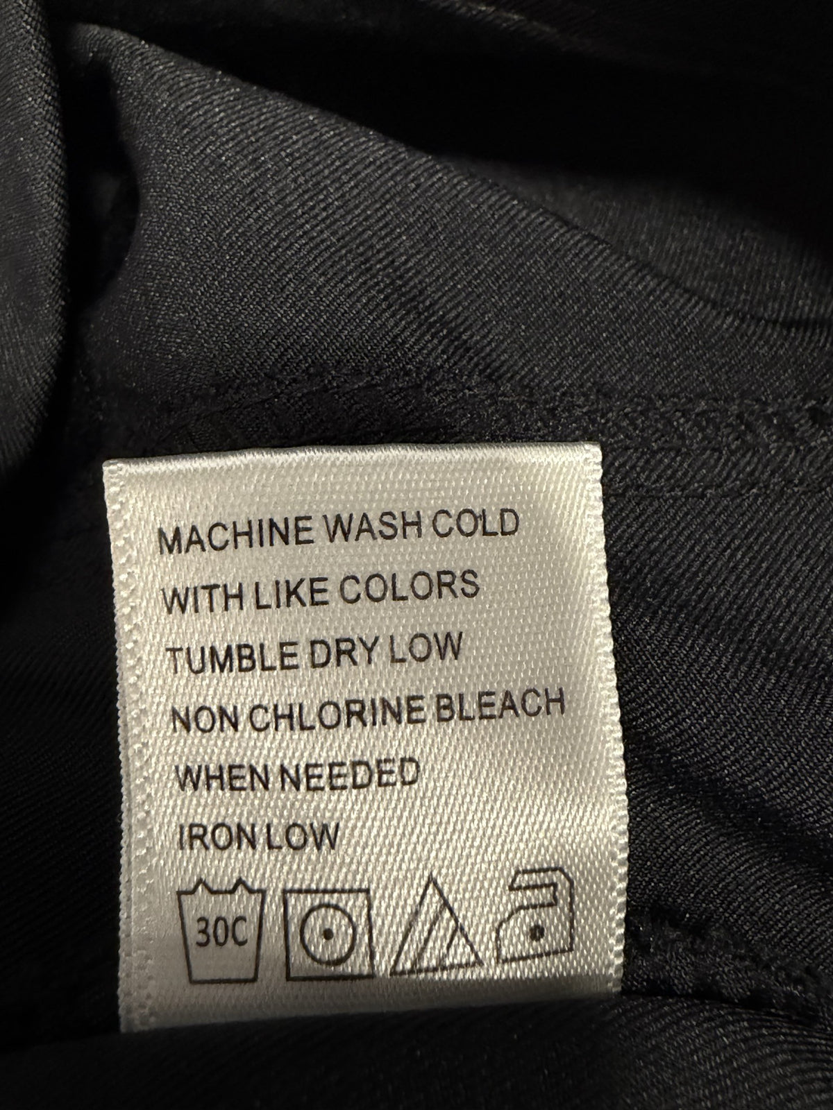 Tail Skort - care label