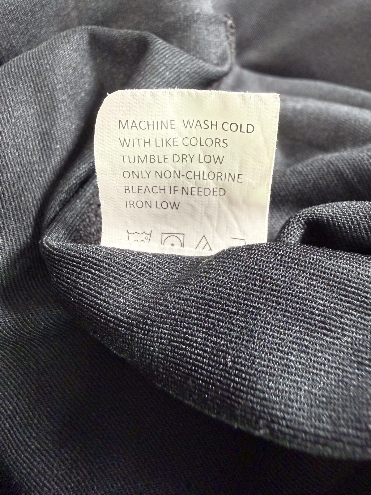 Tail Skort care and fabric label