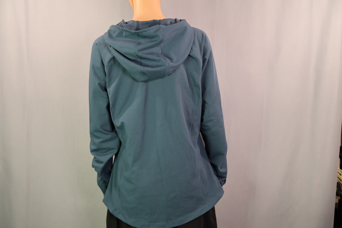Spyder Hooded Full-Zip Jacket, Slate blue-gray, back