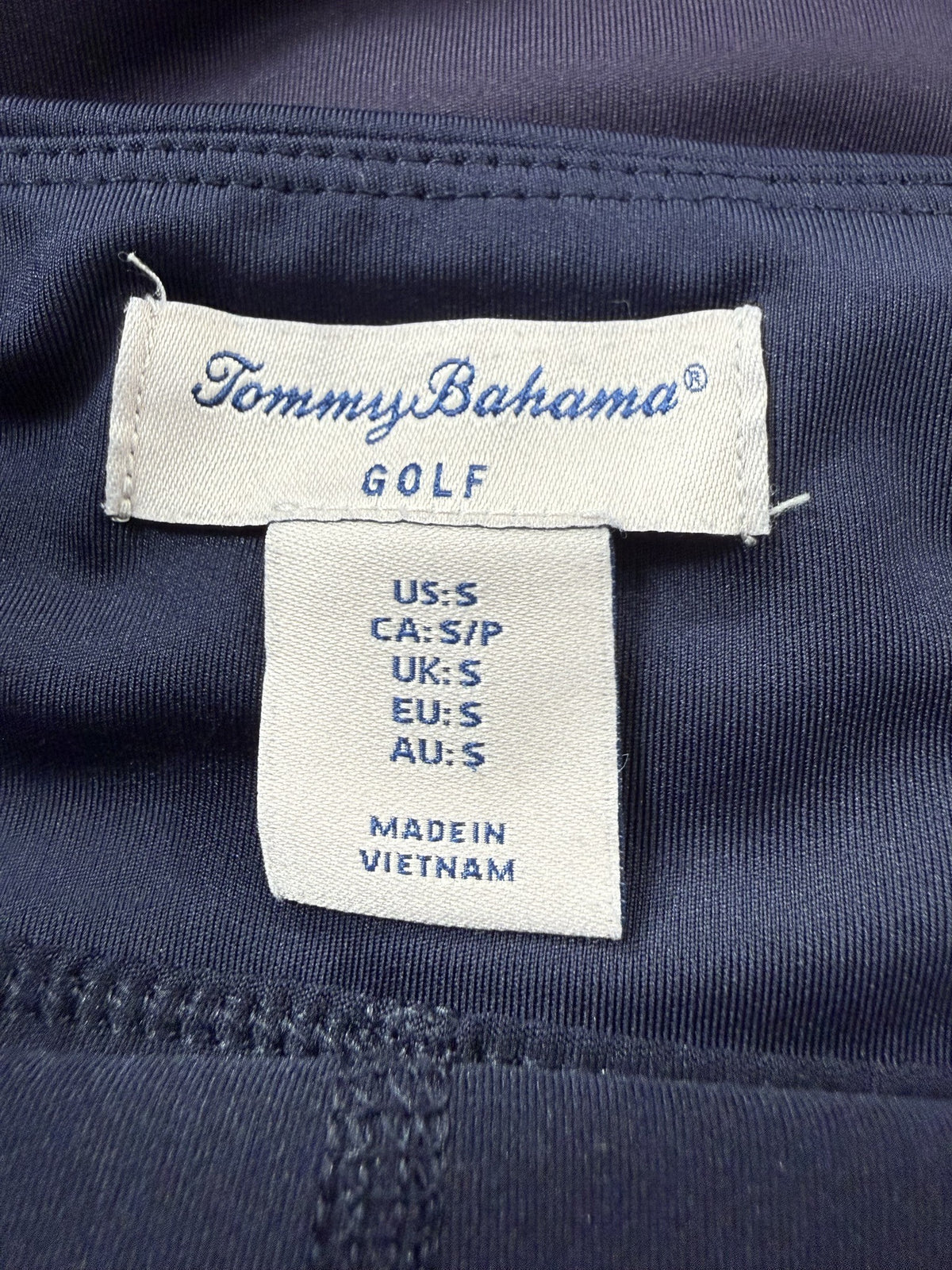 Tommy Bahama Skort brand and size label