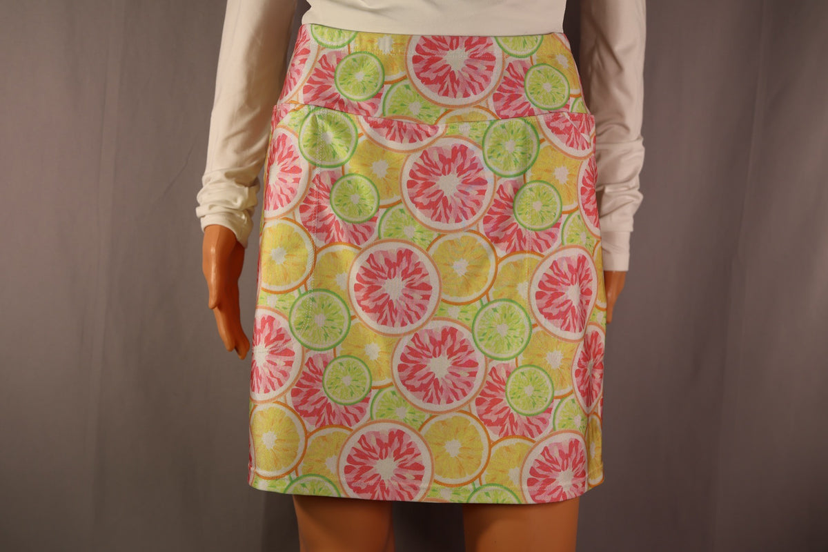 B-Skinz Skort, Citrus Print, front
