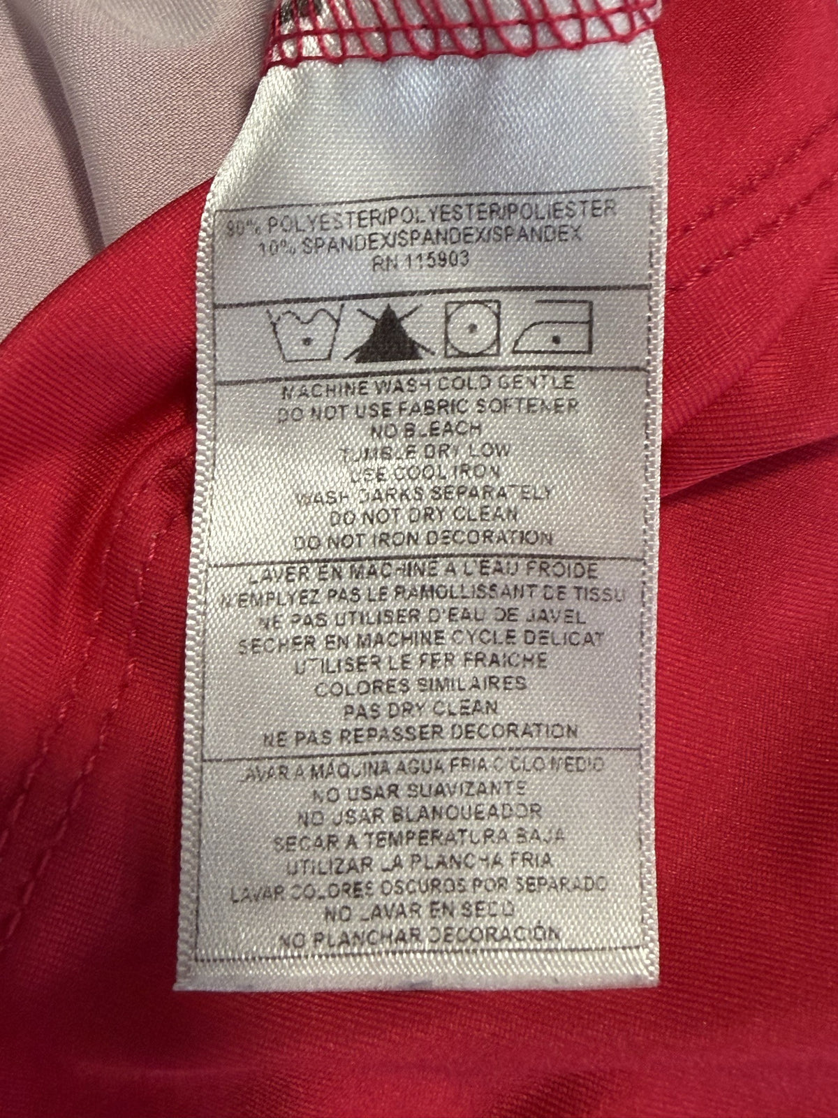 Bermuda Sands Skort - care label