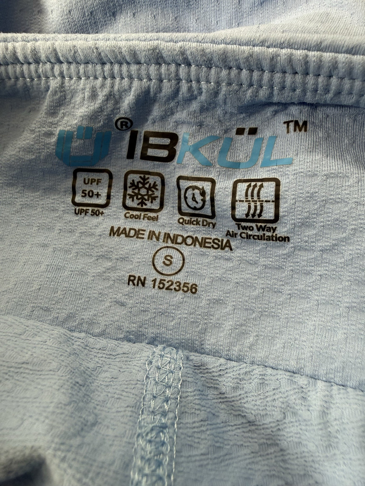 IBKUL Skort brand and size label