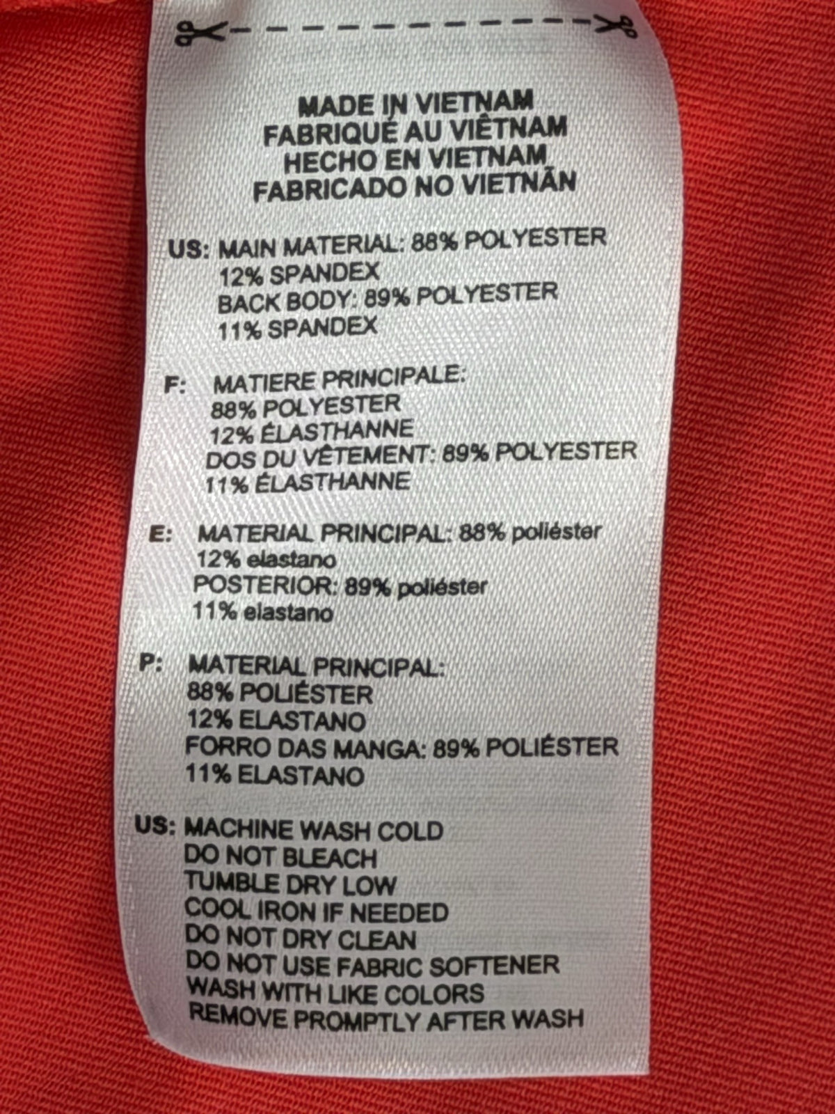 care label