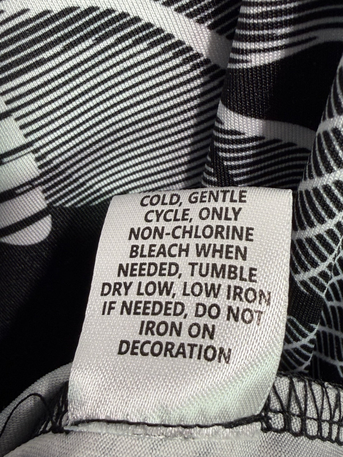Emerald 18 Long-Sleeve Quarter-Zip care and fabric label