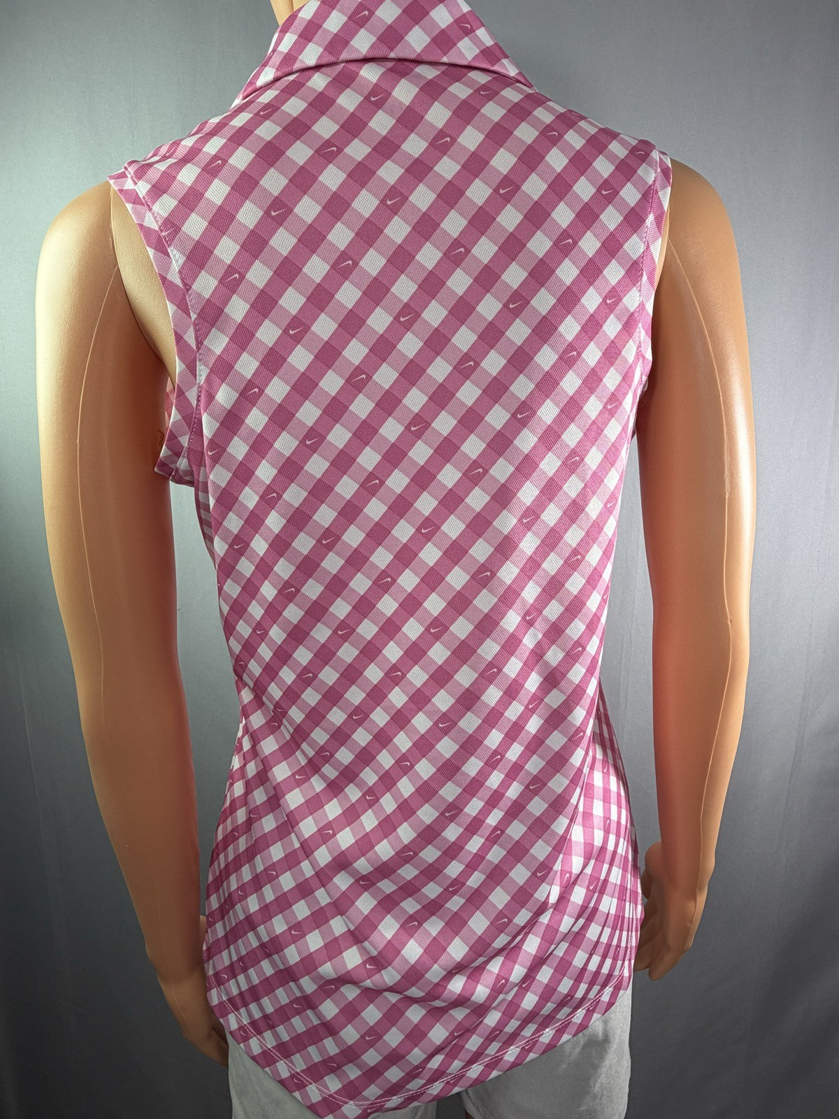 Nike sleeveless polo, back