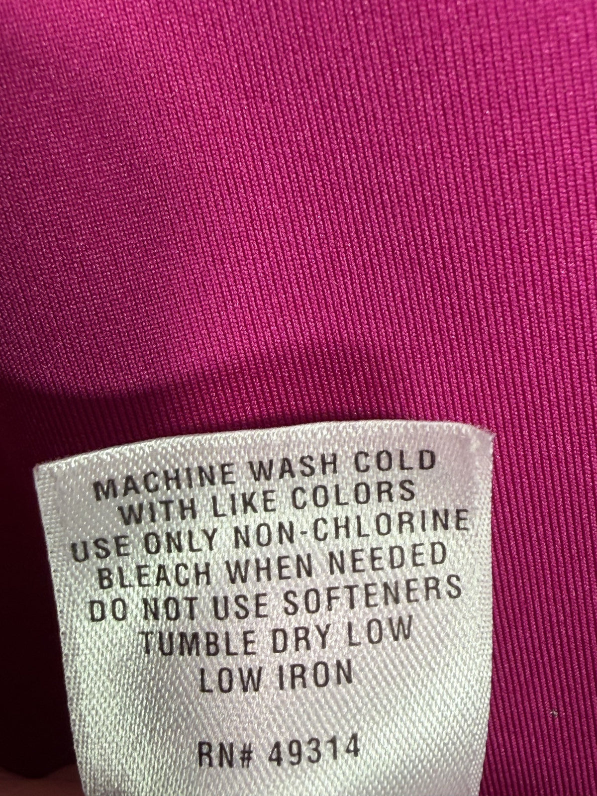 Under Armour Short-Sleeve Polo care and fabric label