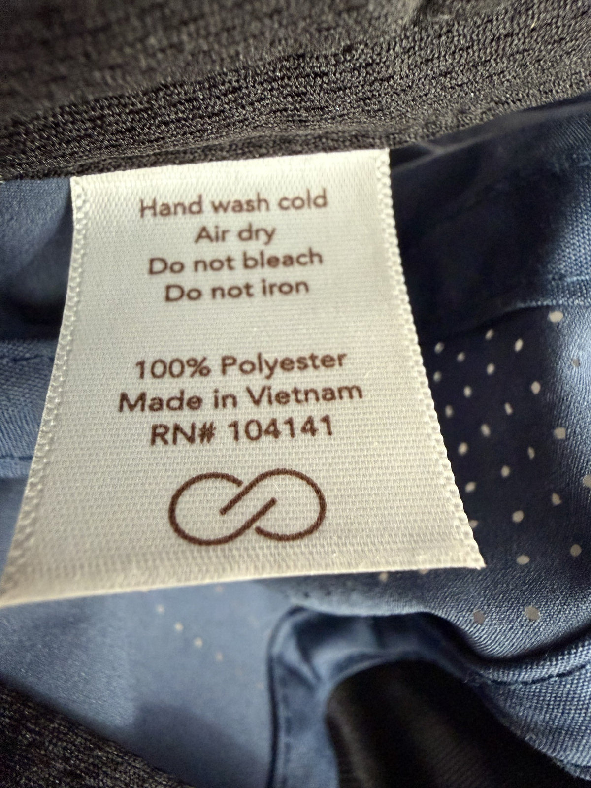 Calia Cap - care label