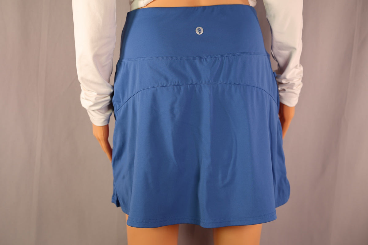 Santiny Skort, Periwinkle Blue, back