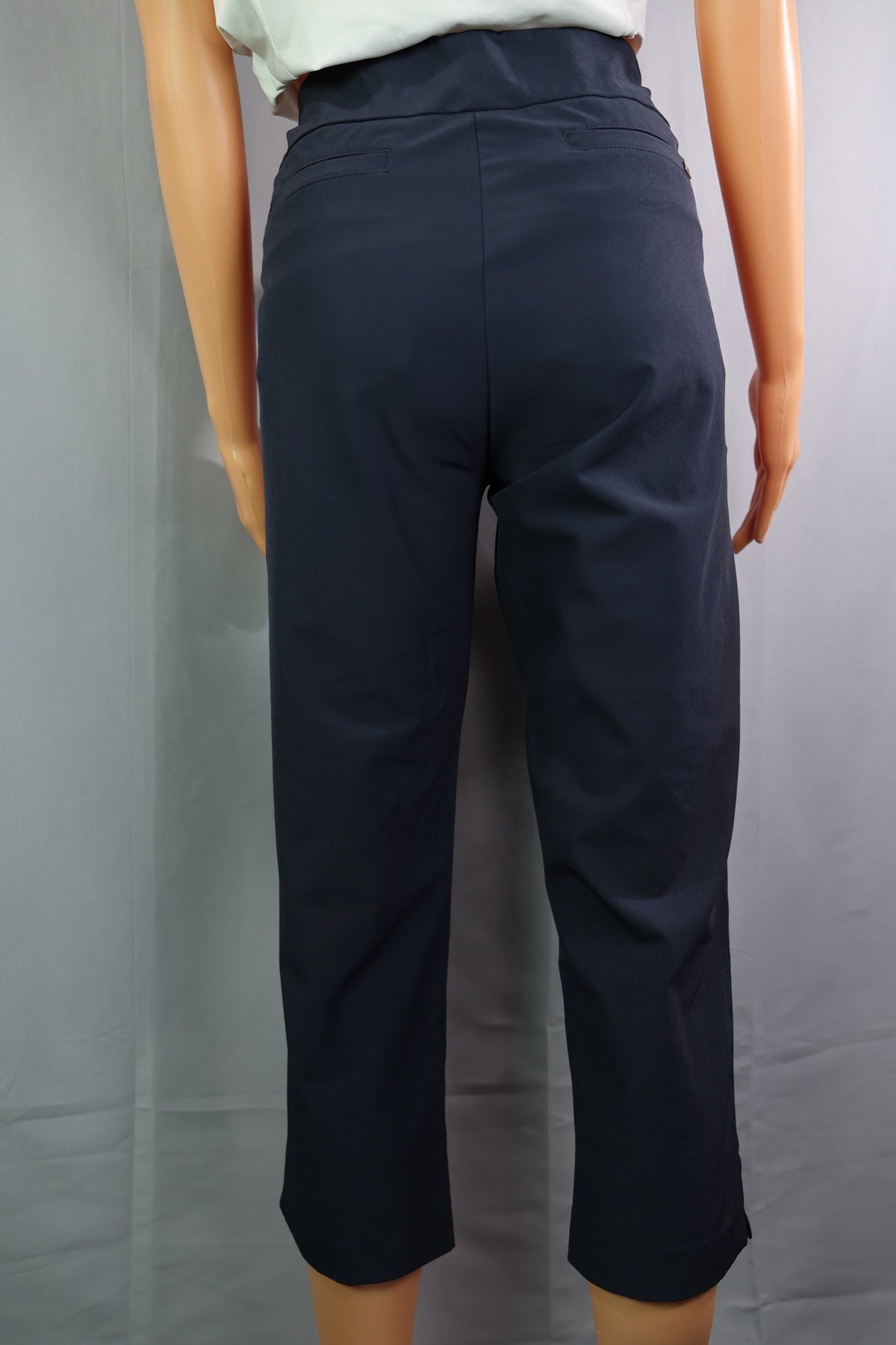 Tail Capri Pants, Navy, Size 4 - back