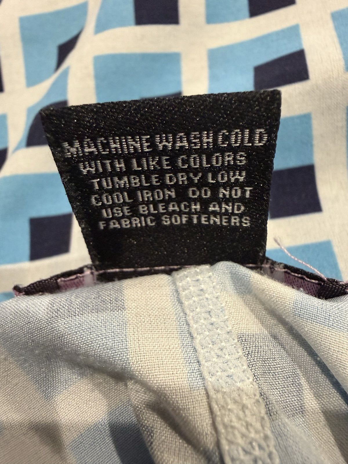 Golftini skort care label