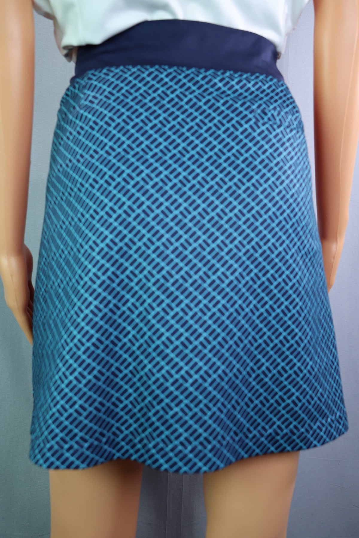 Callaway Skort Navy Teal Print - back