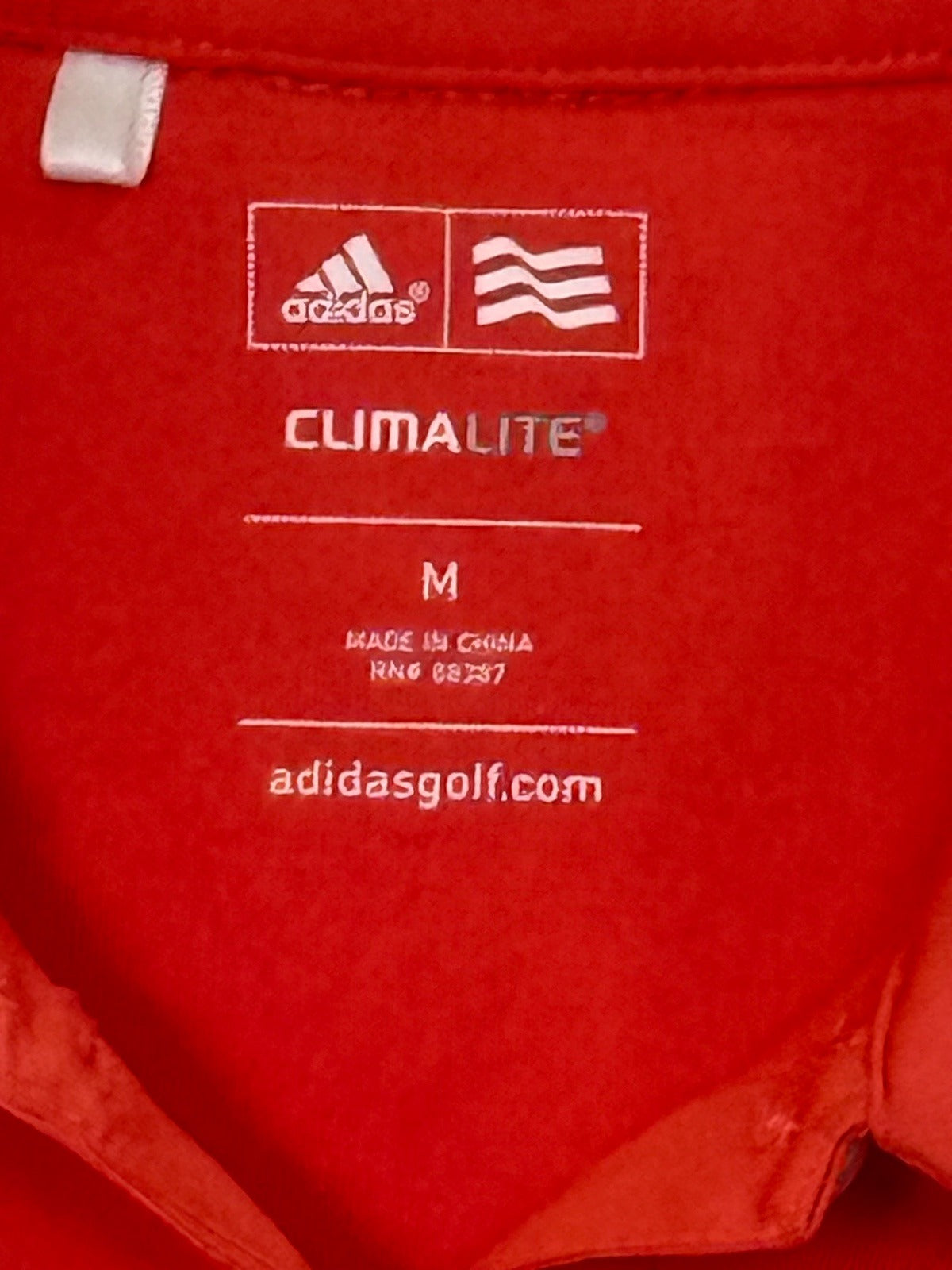 Adidas tops, brand and size label