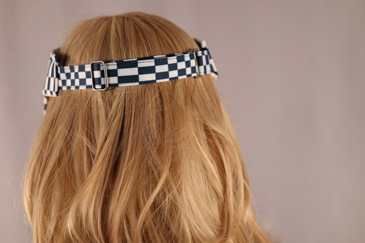 G/FORE Visor, Navy and White Checkered, alternate view