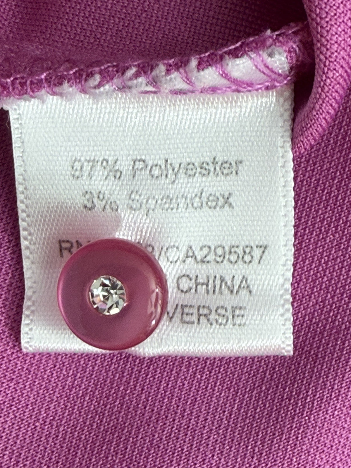 fabric content label