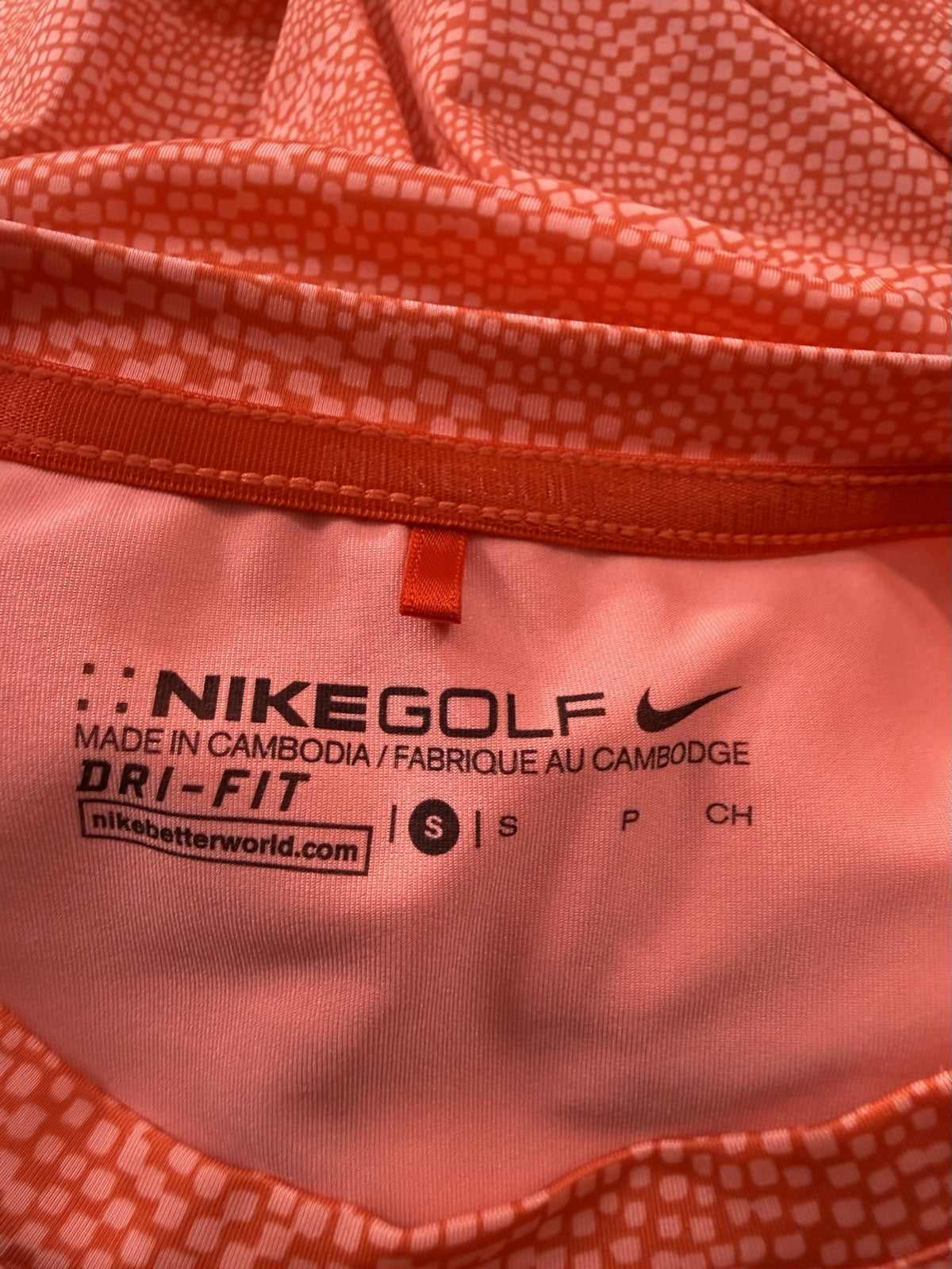 Nike Long-Sleeve Top brand and size label