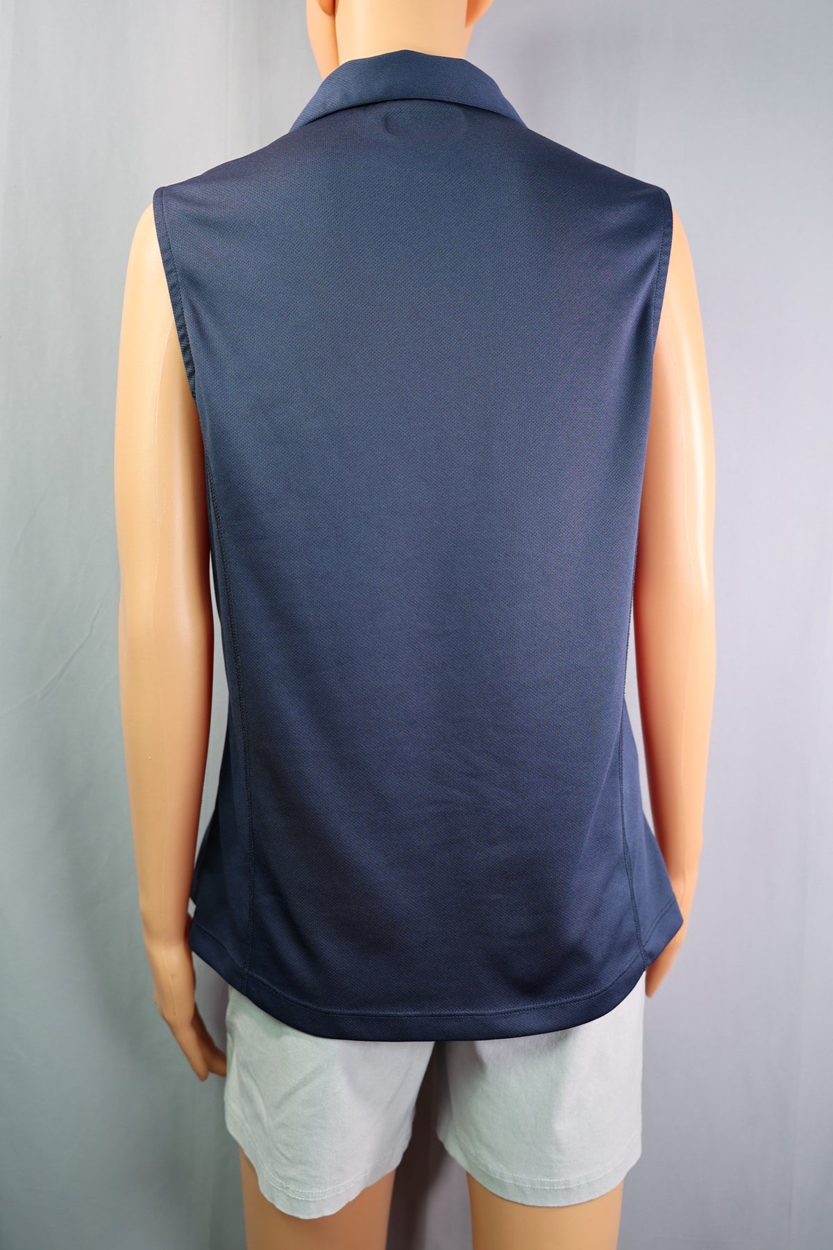 PGA Tour Polo, Navy, Size L - back