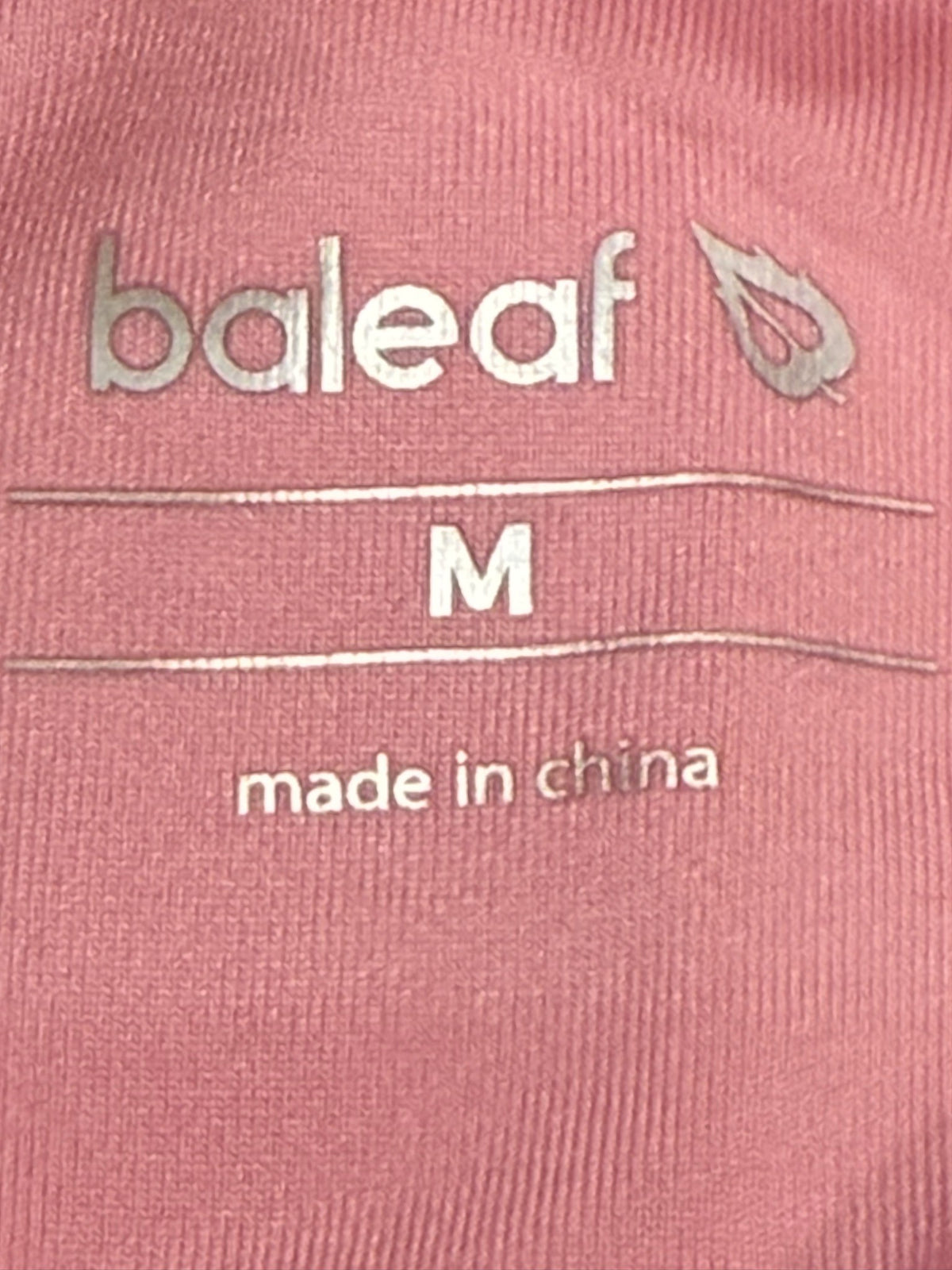 Baleaf Skort - brand and size label