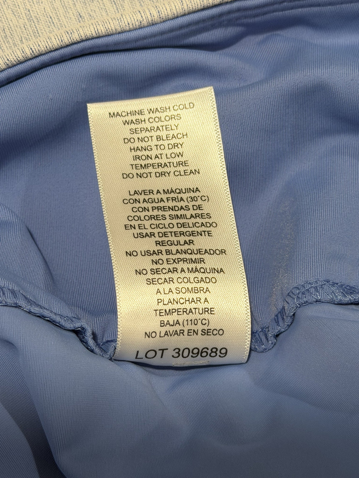 S.C. & Co. Skort - care label
