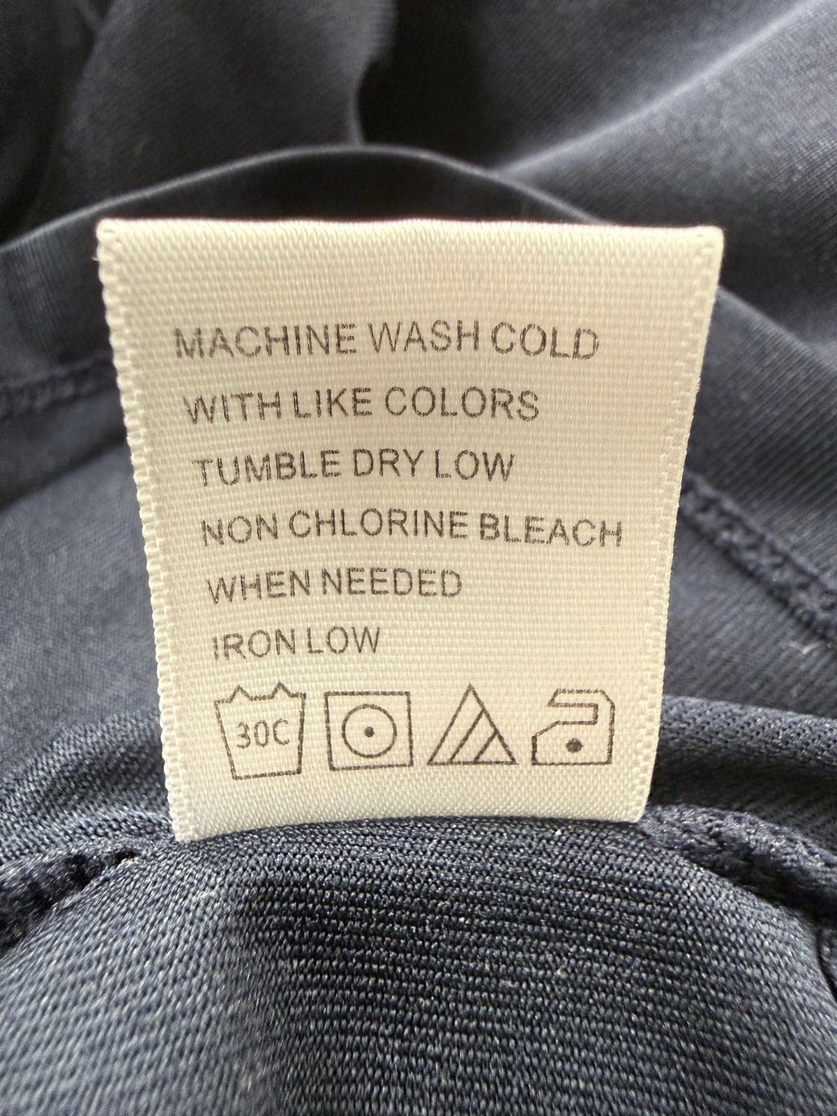 Tail Skort care and fabric label