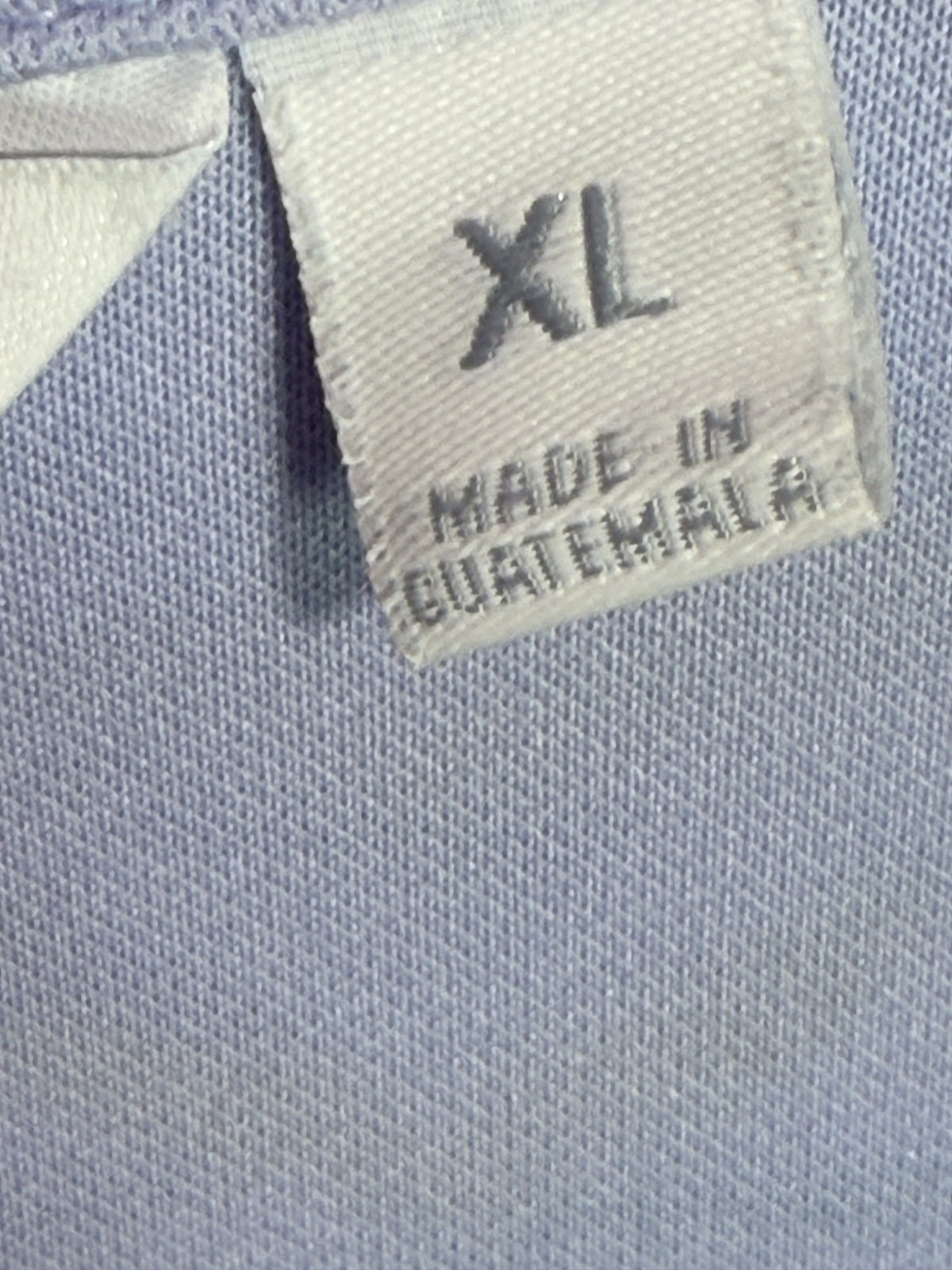 Walter Hagen Sleeveless Polo care and fabric label