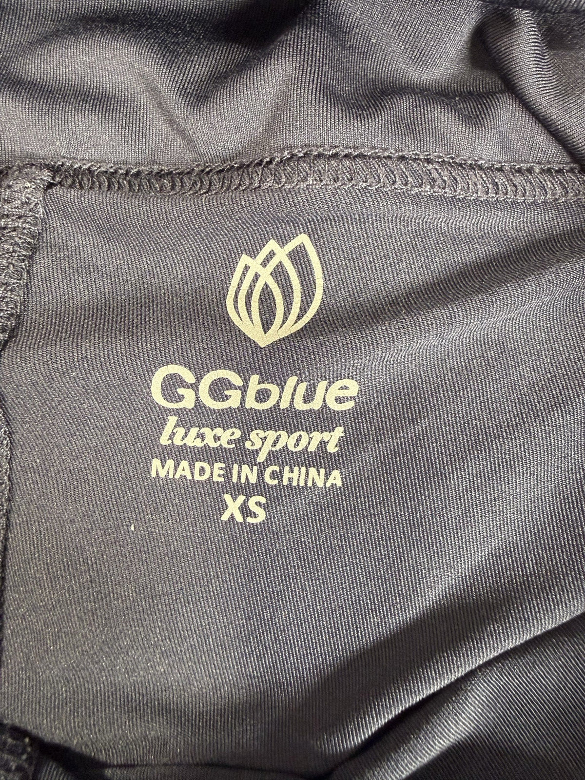 GGblue Skort brand and size label