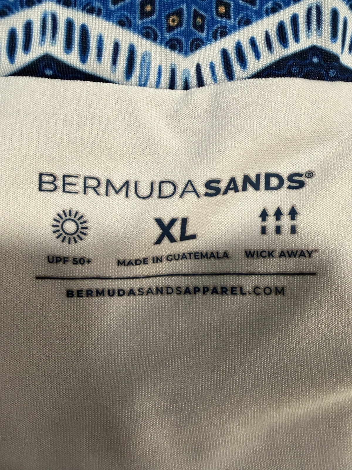 Bermuda Sands Skort - brand and size label