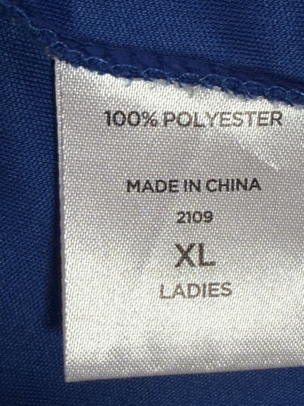 OPNA Polo care and fabric label