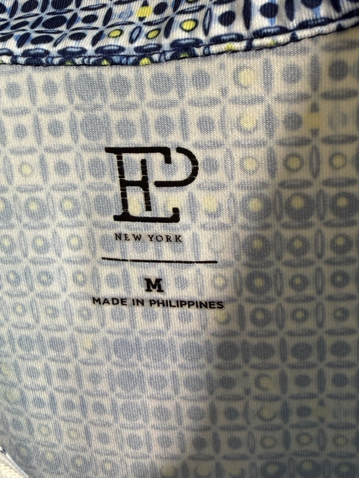 EP New York Long-Sleeve Quarter-Zip brand and size label