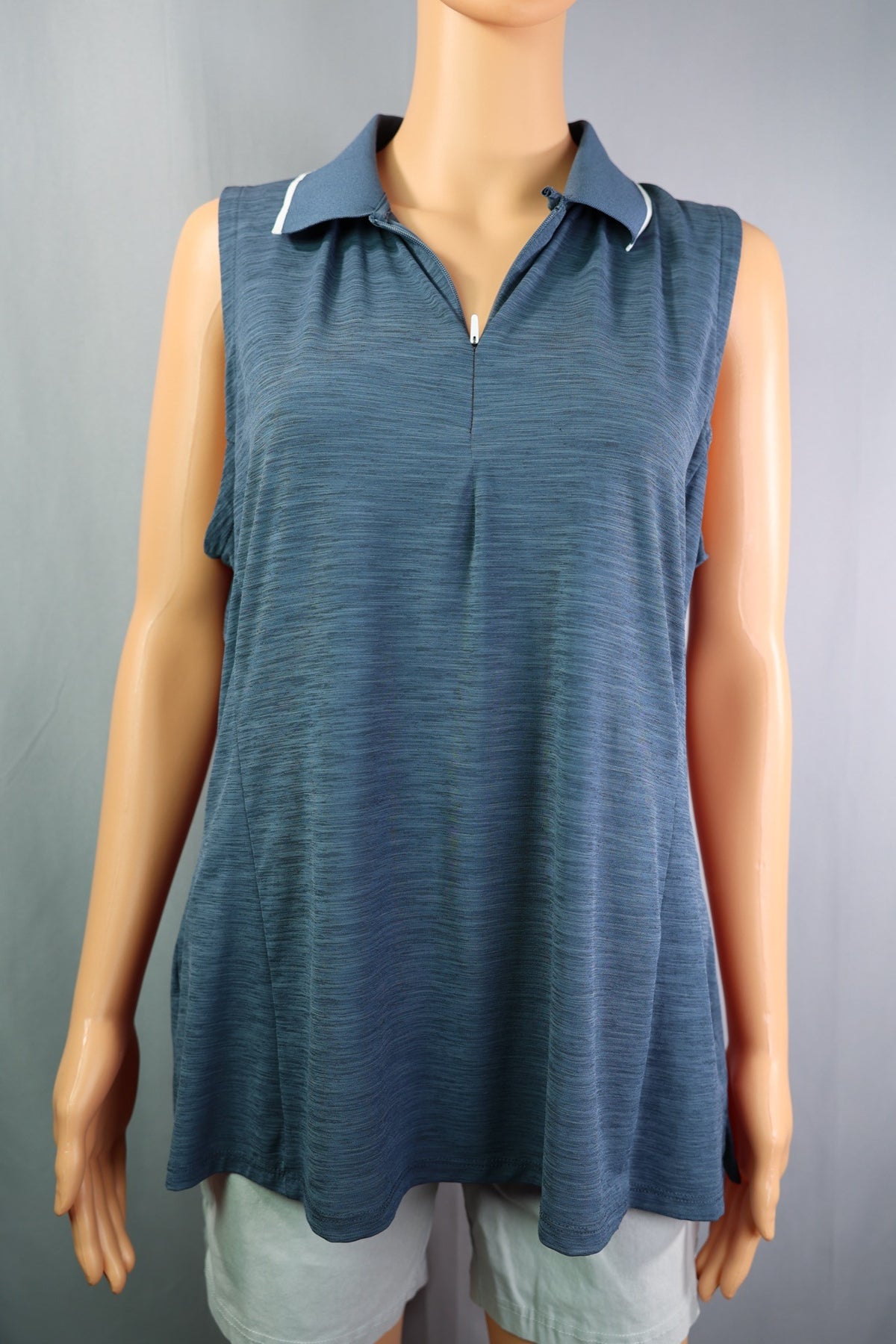 Calia Polo, Gray Heather, Size XL - front